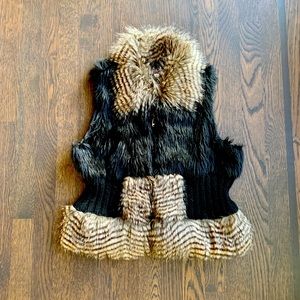 Fun faux fur vest